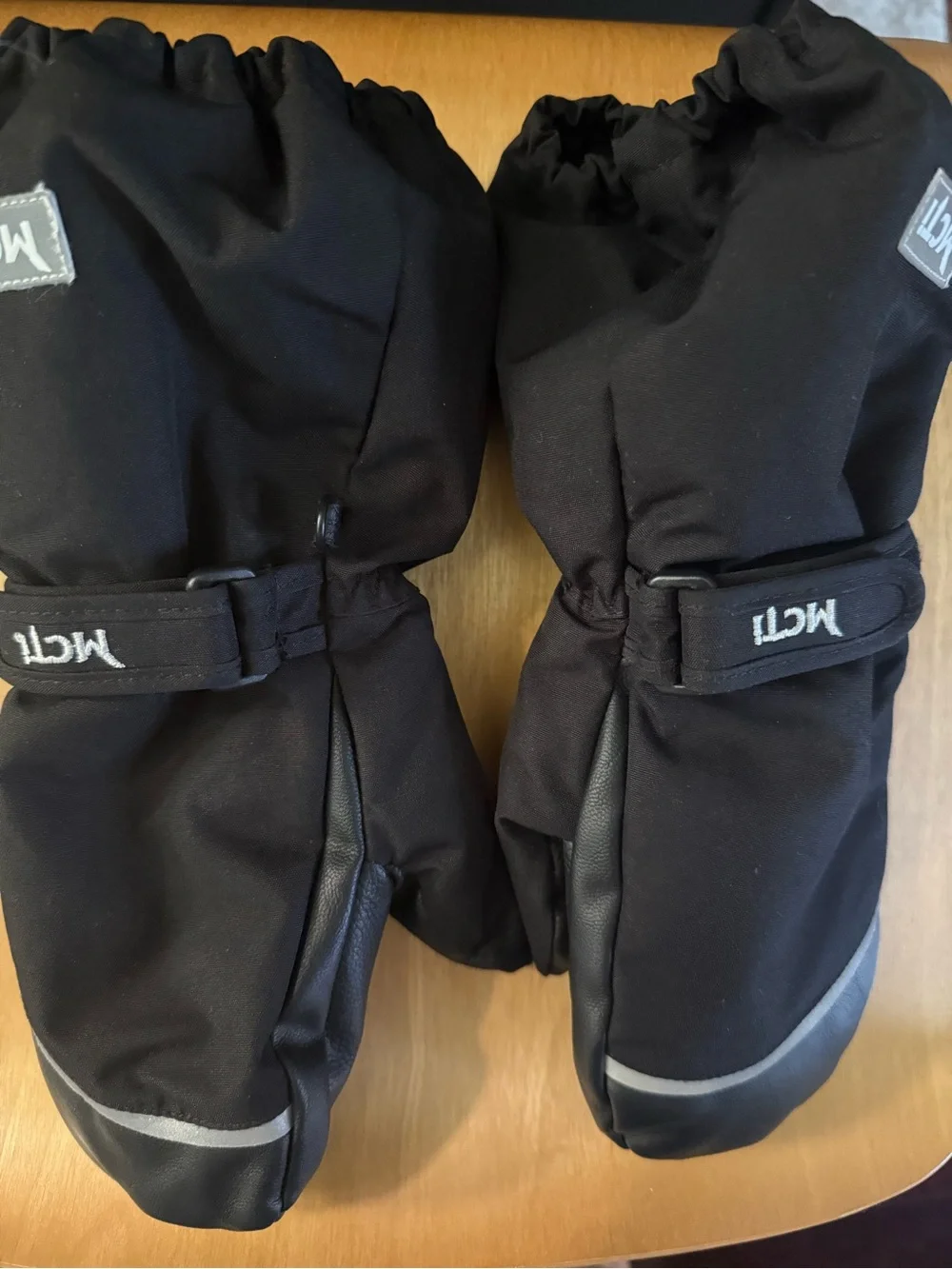 Kids Black Mittens - Insulated Waterproof Winter Gloves, waterproof, new